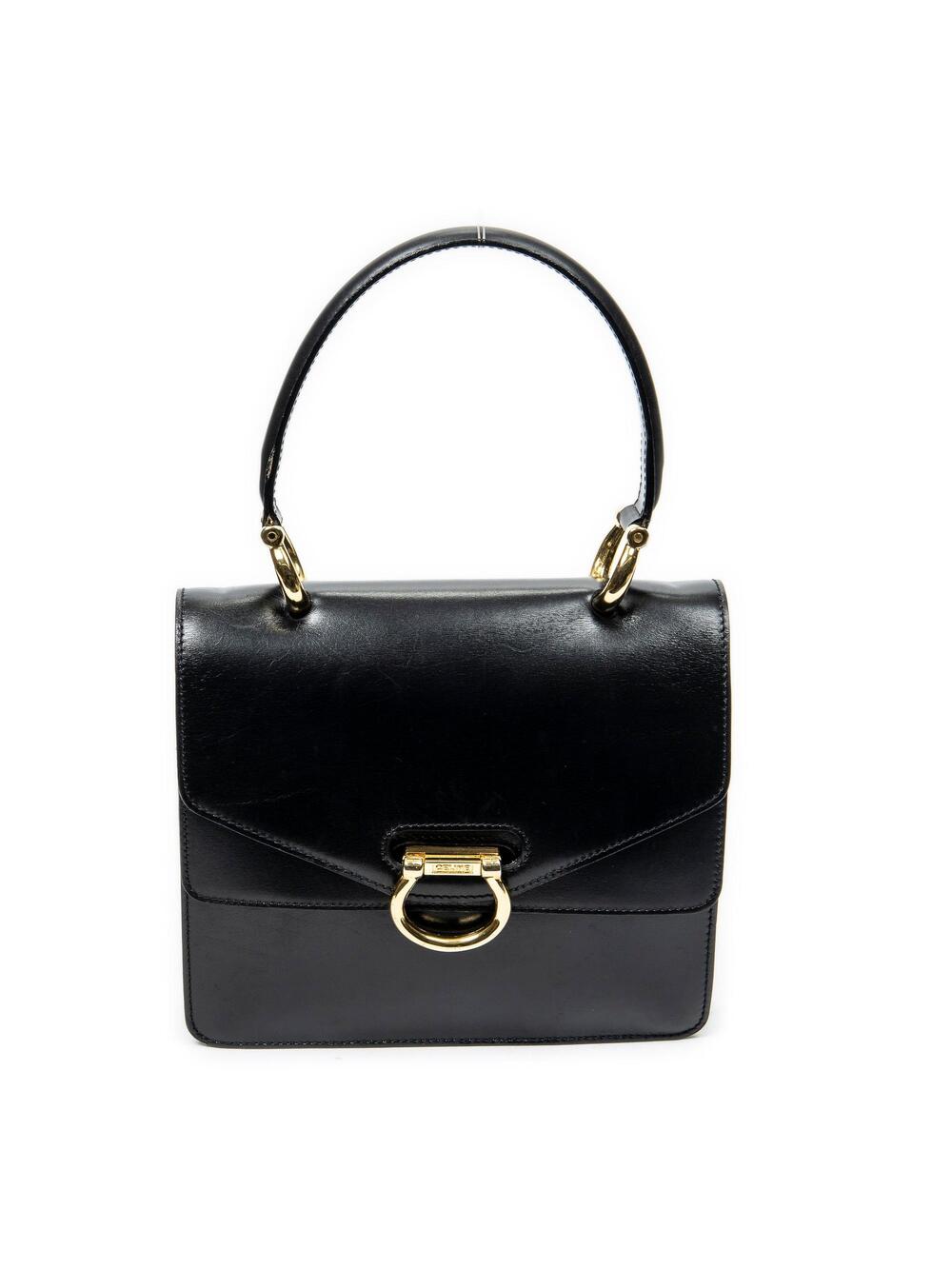Celine Vintage Top Handle Bag Glazed #376752C54B